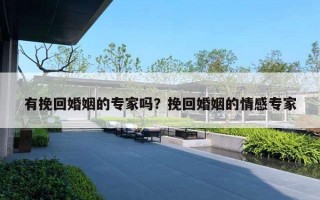 有挽回婚姻的专家吗？挽回婚姻的情感专家
