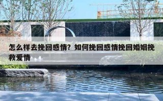 怎么样去挽回感情？如何挽回感情挽回婚姻挽救爱情