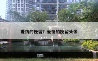 爱情的挽留？爱情的挽留头像