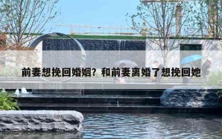 前妻想挽回婚姻?和前妻离婚了想挽回她 前妻想挽回婚姻?和前妻离婚了想挽回她