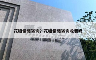 花镇情感咨询?花镇情感咨询收费吗 花镇情感咨询?花镇情感咨询收费吗