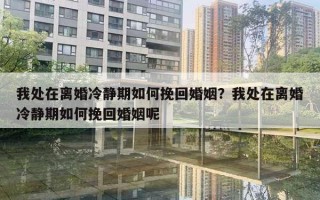 我处在离婚冷静期如何挽回婚姻？我处在离婚冷静期如何挽回婚姻呢