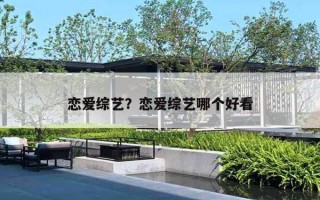 恋爱综艺？恋爱综艺哪个好看