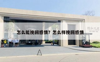 怎么能挽回感情?怎么样挽回感情 怎么能挽回感情?怎么样挽回感情
