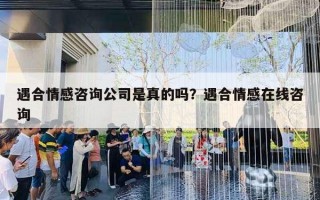 遇合情感咨询公司是真的吗？遇合情感在线咨询
