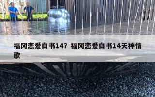 福冈恋爱白书14？福冈恋爱白书14天神情歌