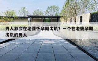 男人都会在老婆怀孕期出轨?一个在老婆孕期出轨的男人 男人都会在老婆怀孕期出轨?一个在老婆孕期出轨的男人