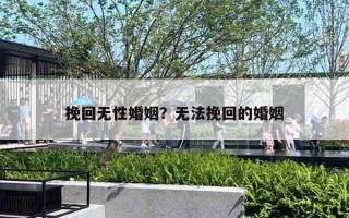挽回无性婚姻？无法挽回的婚姻