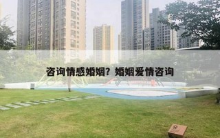 咨询情感婚姻？婚姻爱情咨询