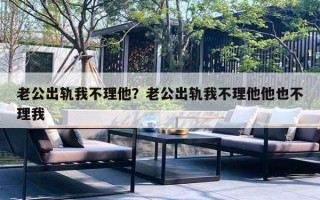 老公出轨我不理他？老公出轨我不理他他也不理我