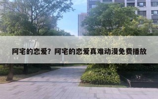 阿宅的恋爱？阿宅的恋爱真难动漫免费播放