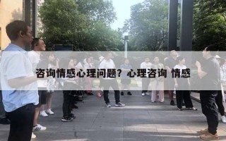咨询情感心理问题？心理咨询 情感