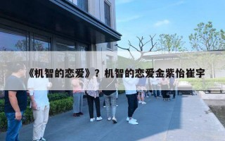 《机智的恋爱》？机智的恋爱金紫怡崔宇
