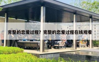 完整的恋爱过程？完整的恋爱过程在线观看