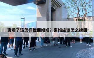 离婚了该怎样挽回婚姻？离婚应该怎么挽回