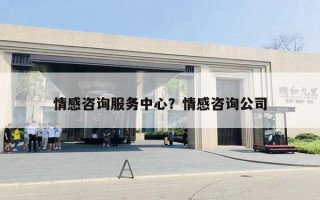 情感咨询服务中心？情感咨询公司