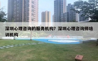 深圳心理咨询的服务机构?深圳心理咨询师培训机构 深圳心理咨询的服务机构?深圳心理咨询师培训机构