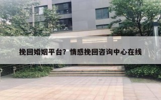 挽回婚姻平台？情感挽回咨询中心在线