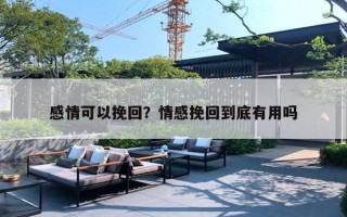 感情可以挽回?情感挽回到底有用吗 感情可以挽回?情感挽回到底有用吗