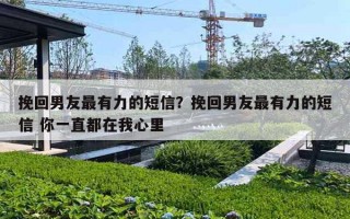 挽回男友最有力的短信？挽回男友最有力的短信 你一直都在我心里