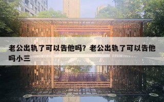 老公出轨了可以告他吗?老公出轨了可以告他吗小三 老公出轨了可以告他吗?老公出轨了可以告他吗小三