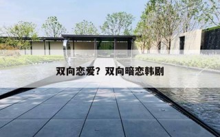 双向恋爱？双向暗恋韩剧