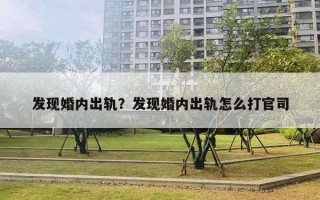 发现婚内出轨?发现婚内出轨怎么打官司 发现婚内出轨?发现婚内出轨怎么打官司