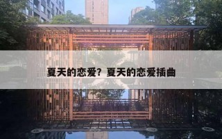 夏天的恋爱?夏天的恋爱插曲 夏天的恋爱?夏天的恋爱插曲