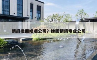 情感挽回婚姻公司？挽回情感专业公司