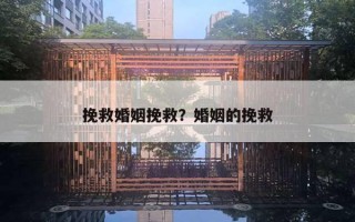 挽救婚姻挽救?婚姻的挽救 挽救婚姻挽救?婚姻的挽救
