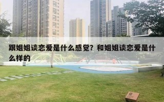 跟姐姐谈恋爱是什么感觉？和姐姐谈恋爱是什么样的